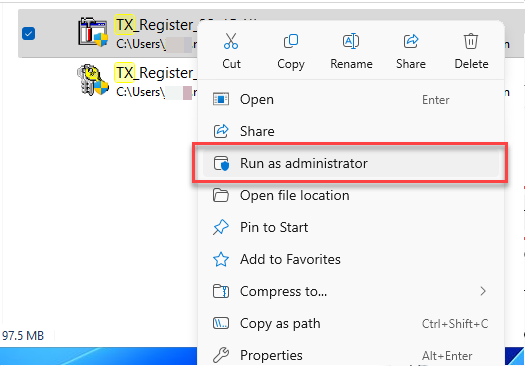 Run As Administrator