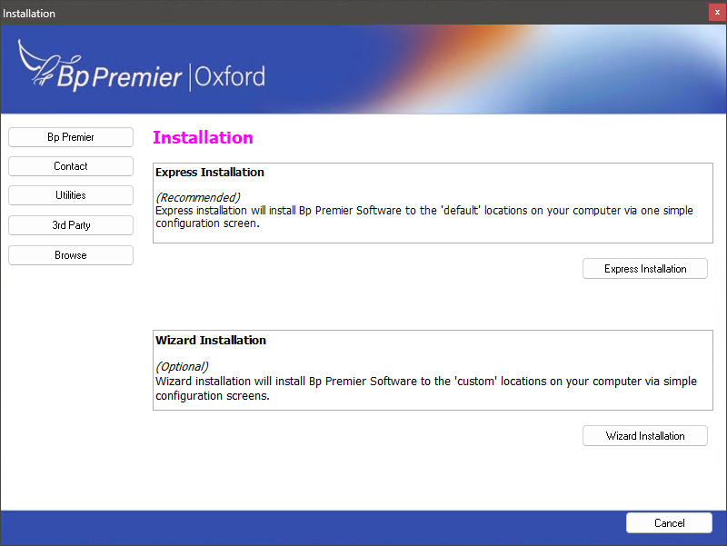 Orchid ISO Install Wizard or Express