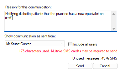 Reason for health awareness communication