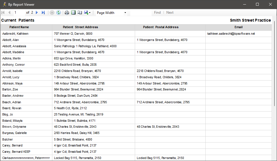 Report viewer example