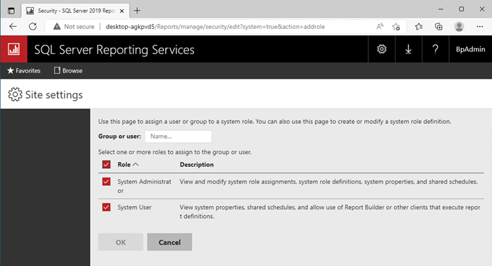 Set up SQL Server reporting services