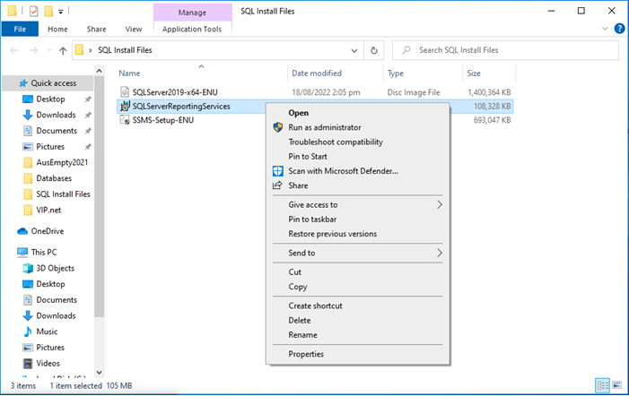 Set up SQL Server reporting services